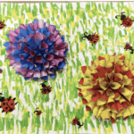 fleurs en volume