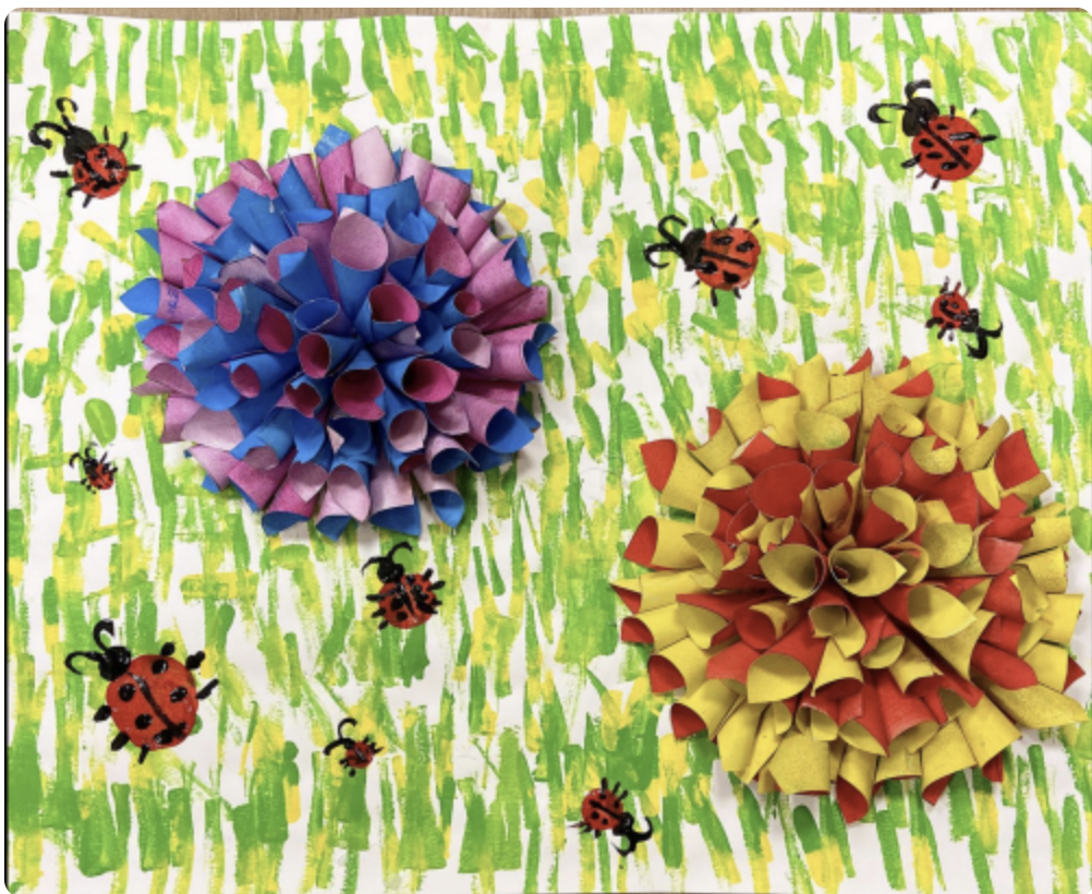 fleurs en volume