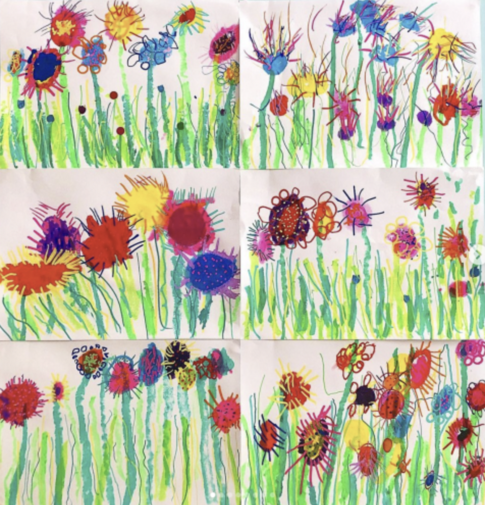 Fleurs arts visuels