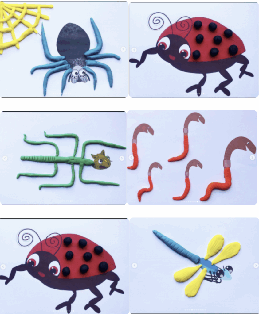 Pâte à modeler Drôle de coccinelle