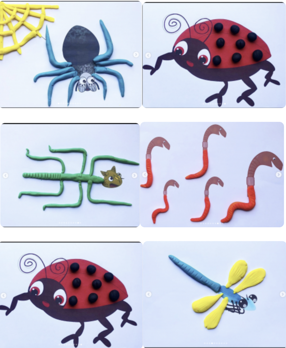 Pâte à modeler Drôle de coccinelle
