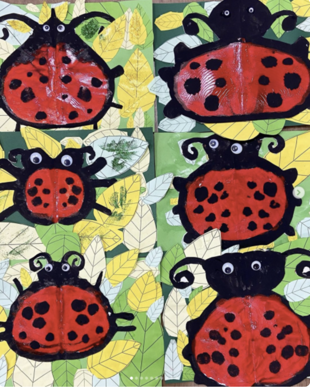 Symétrie coccinelle art