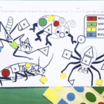 Atelier gommettes drôle de coccinelle