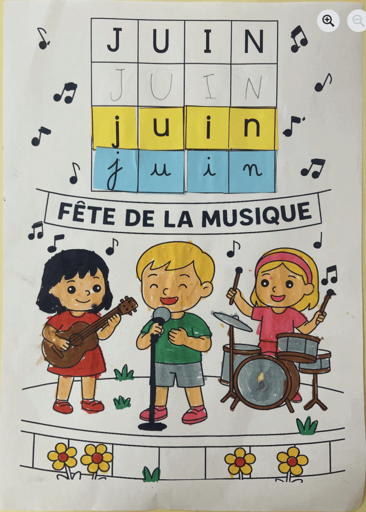 Intercalaire mois de juin