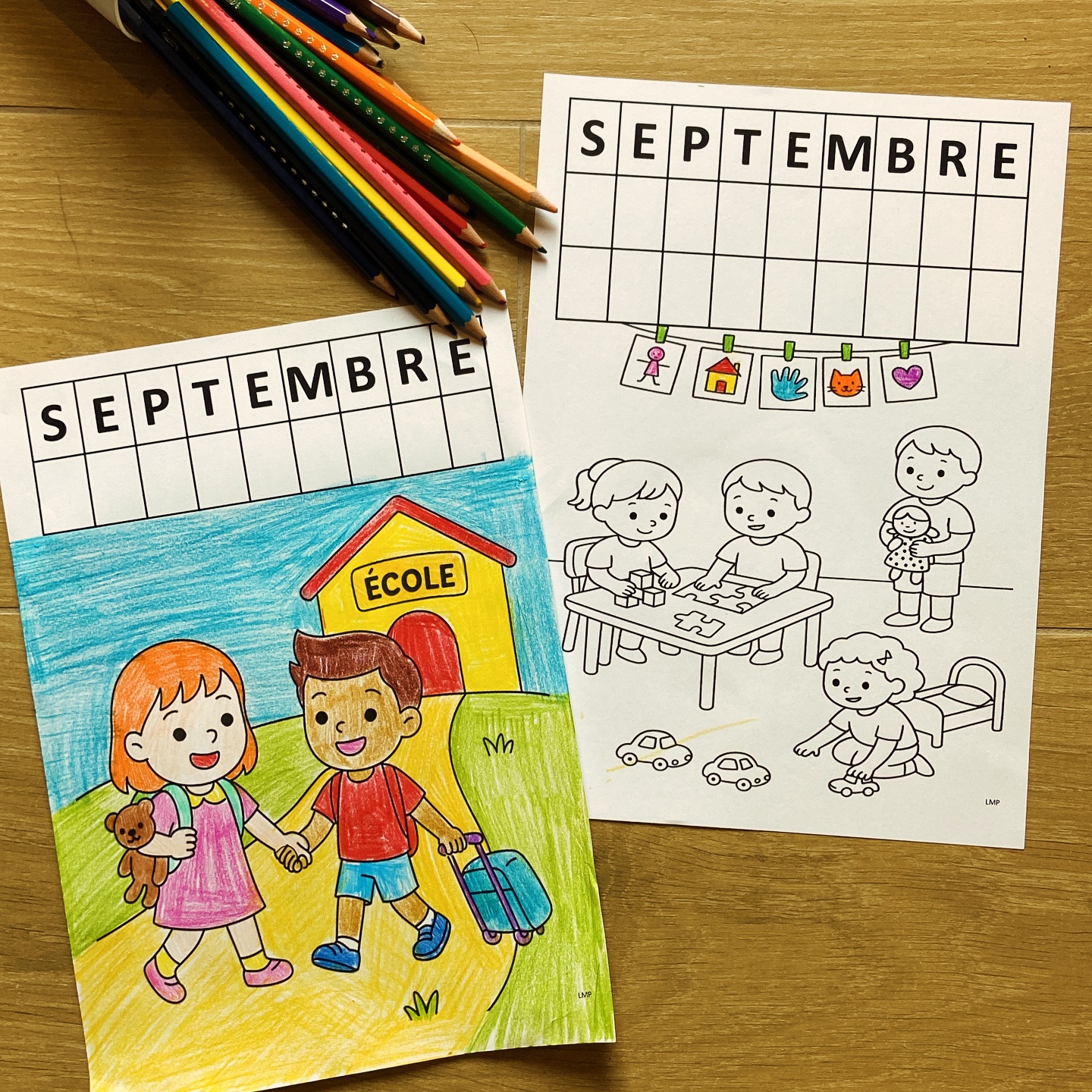 Intercalaire du mois de Septembre