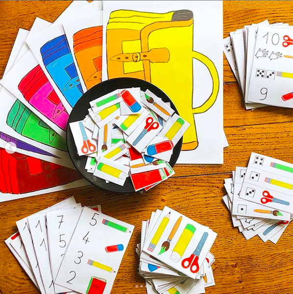 Jeu du cartable