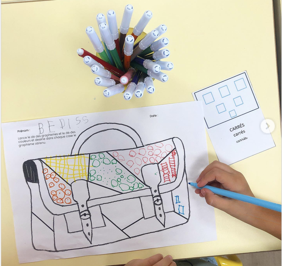 Jeu graphique rentrée