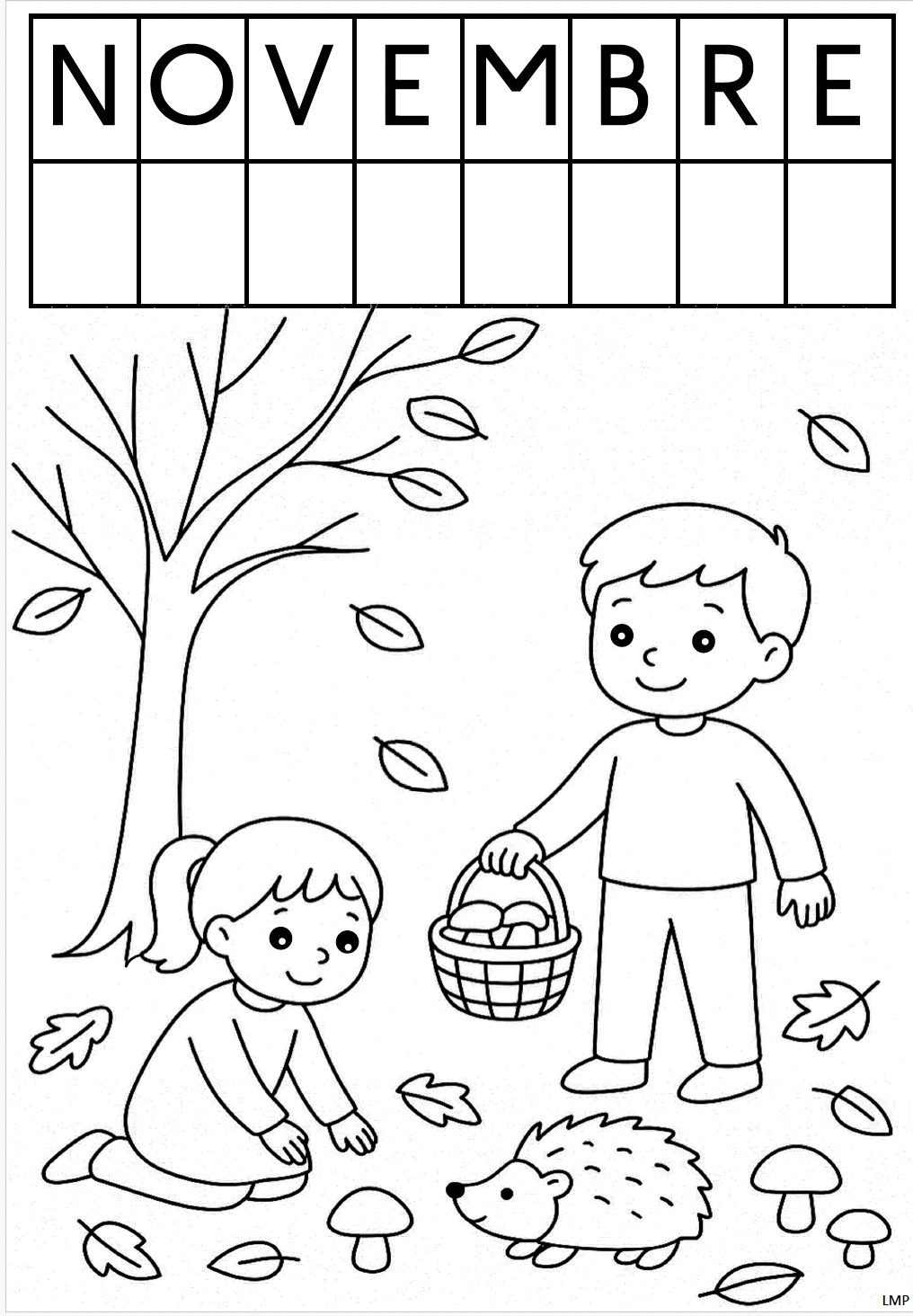 intercalaire novembre