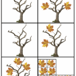 4 feuilles sur un arbre