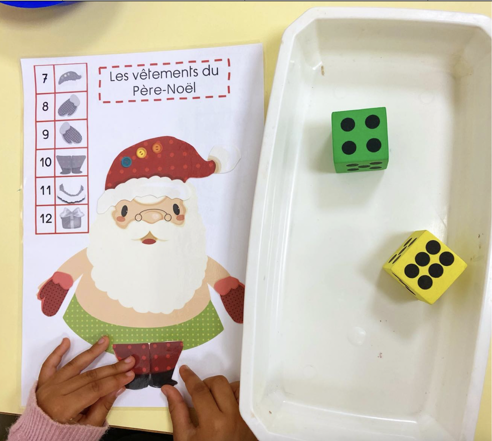 Jeu : les vêtements du Père Noël