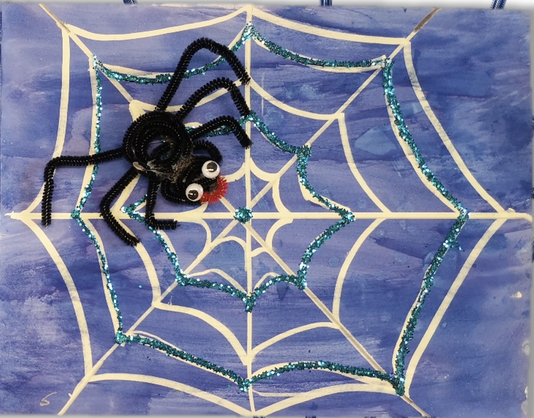 L’araignée sur sa toile