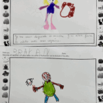 Dictée à l’adulte : souvenir d’halloween