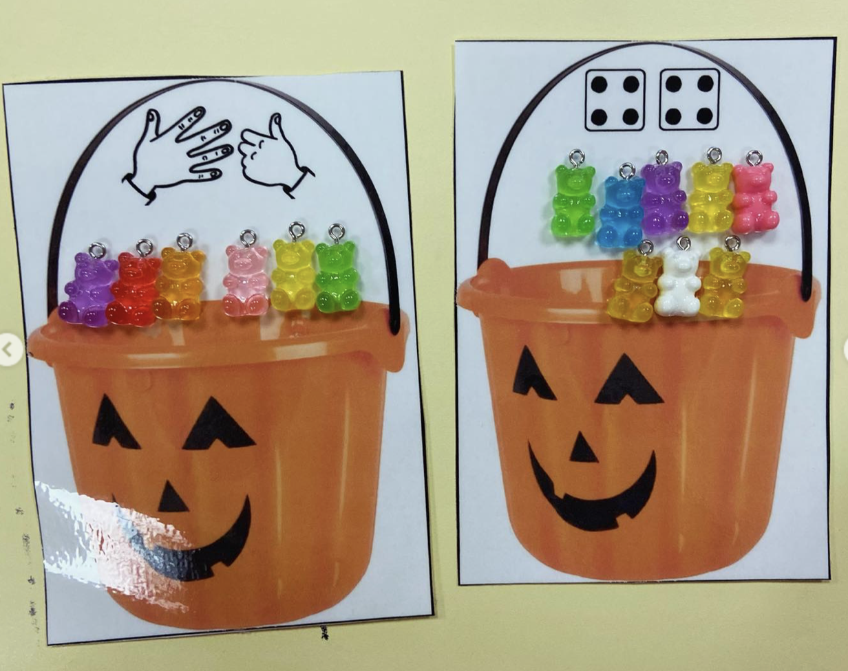 Dénombrement seau à bonbons