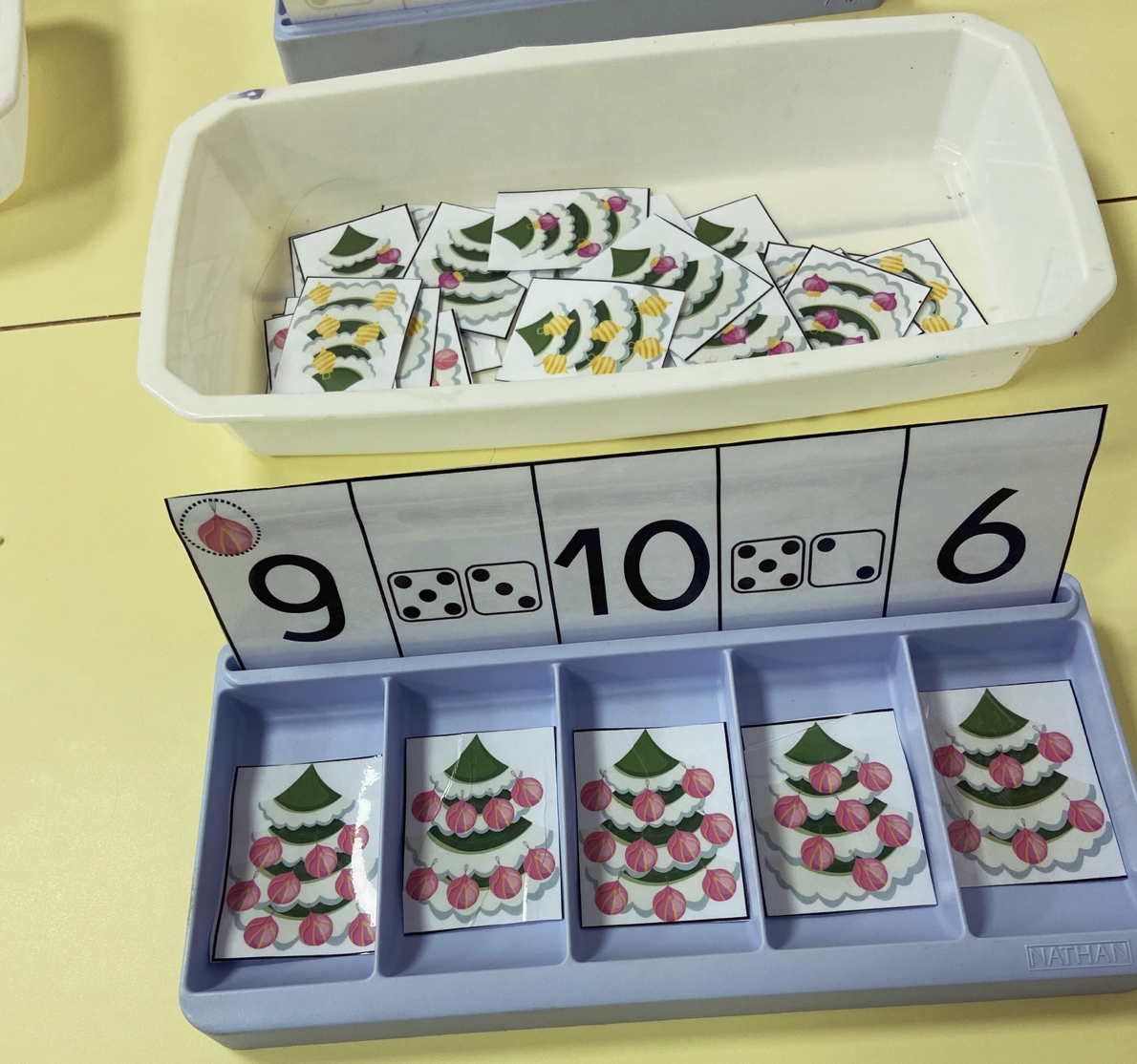 Boîte à compter Noël