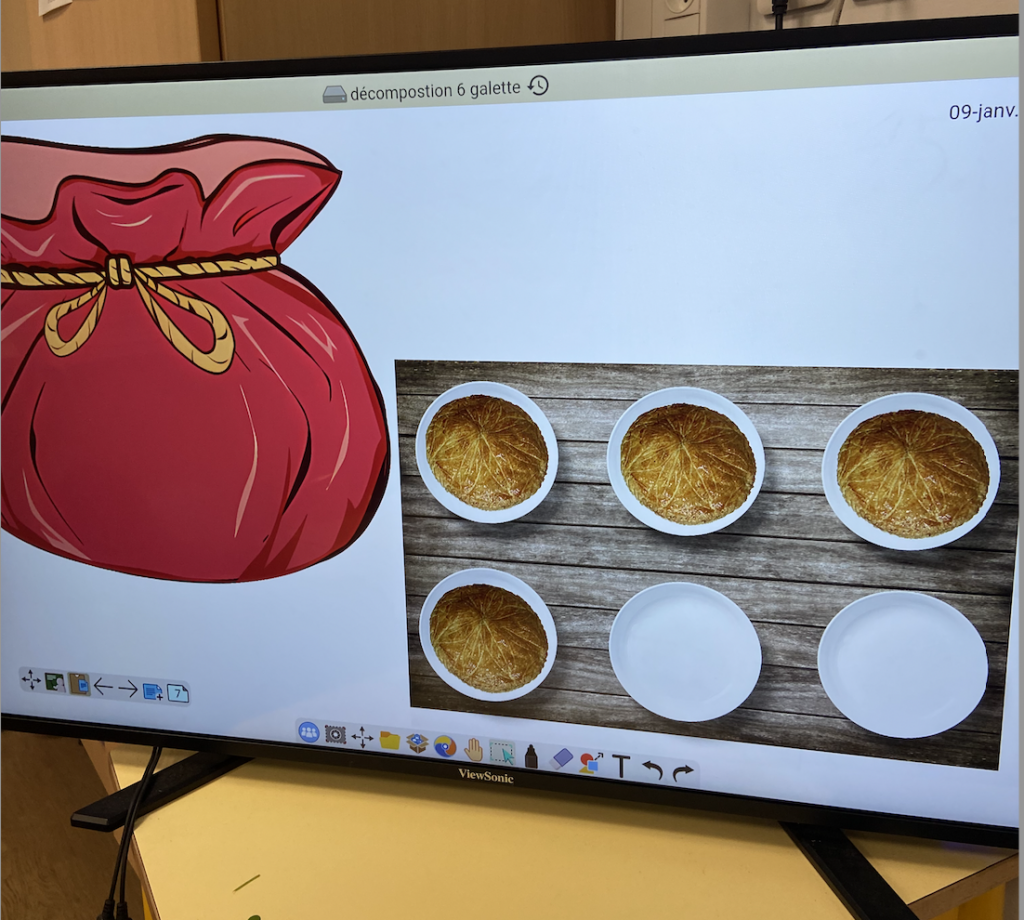 Décomposition du 6 : 6 belles galettes