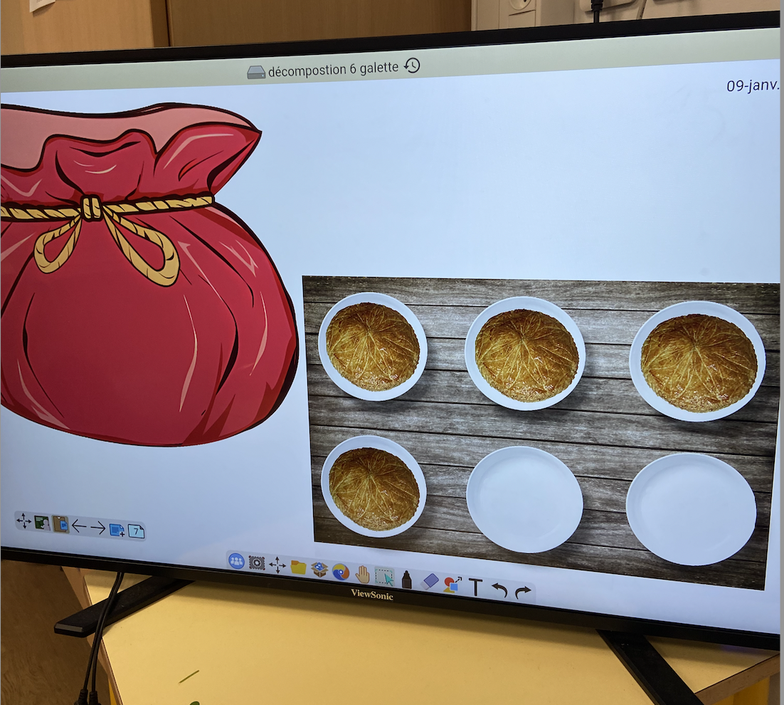 Décomposition du 6 : 6 belles galettes