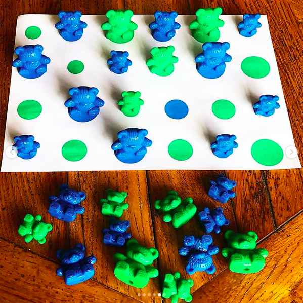 Oursons et animaux de tri : supports