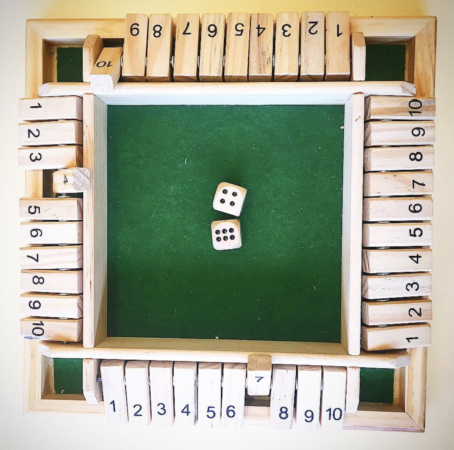 Jeu Shut the box