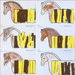 Découpage cheval de Troie