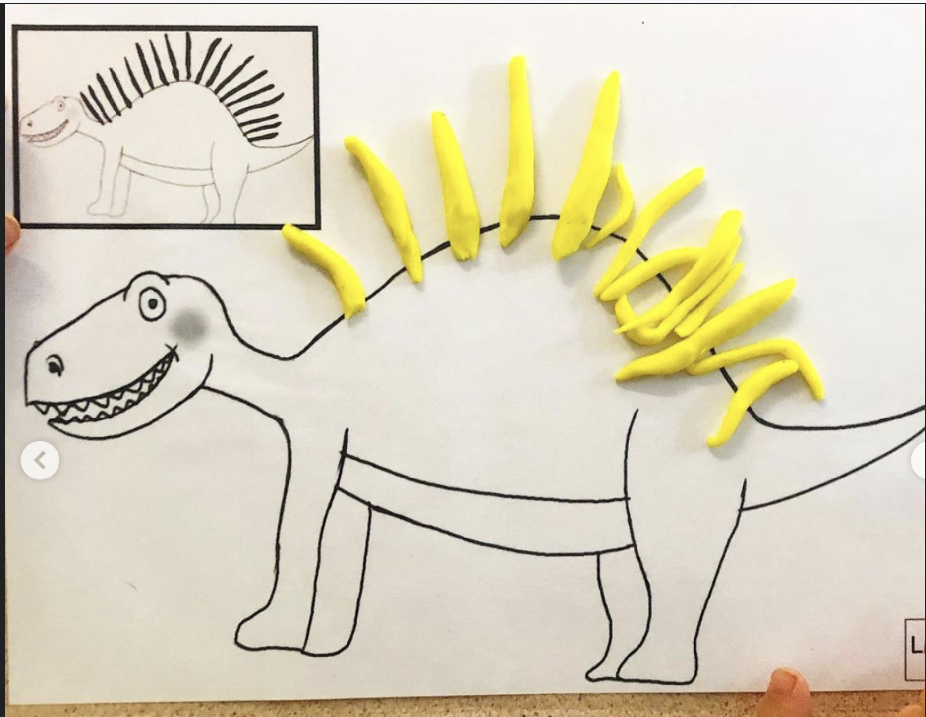 Pâte à modeler dinosaures