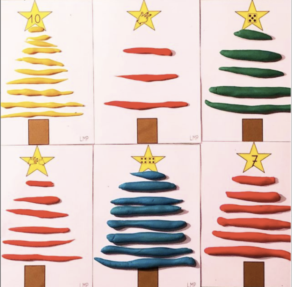 Pâte à modeler sapin : dénombrement