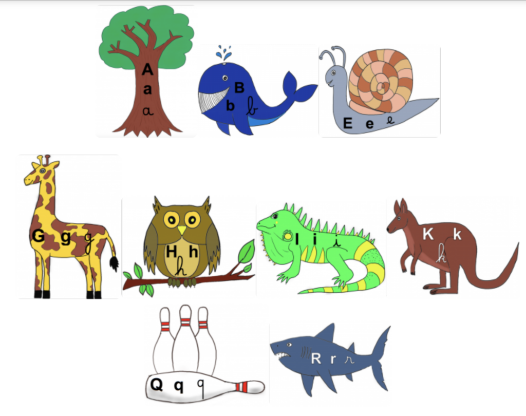 Abécédaire avec mes petits dessins