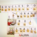 Lettres mobiles boucle d’or et les 3 ours