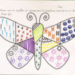 Papillon motifs graphiques