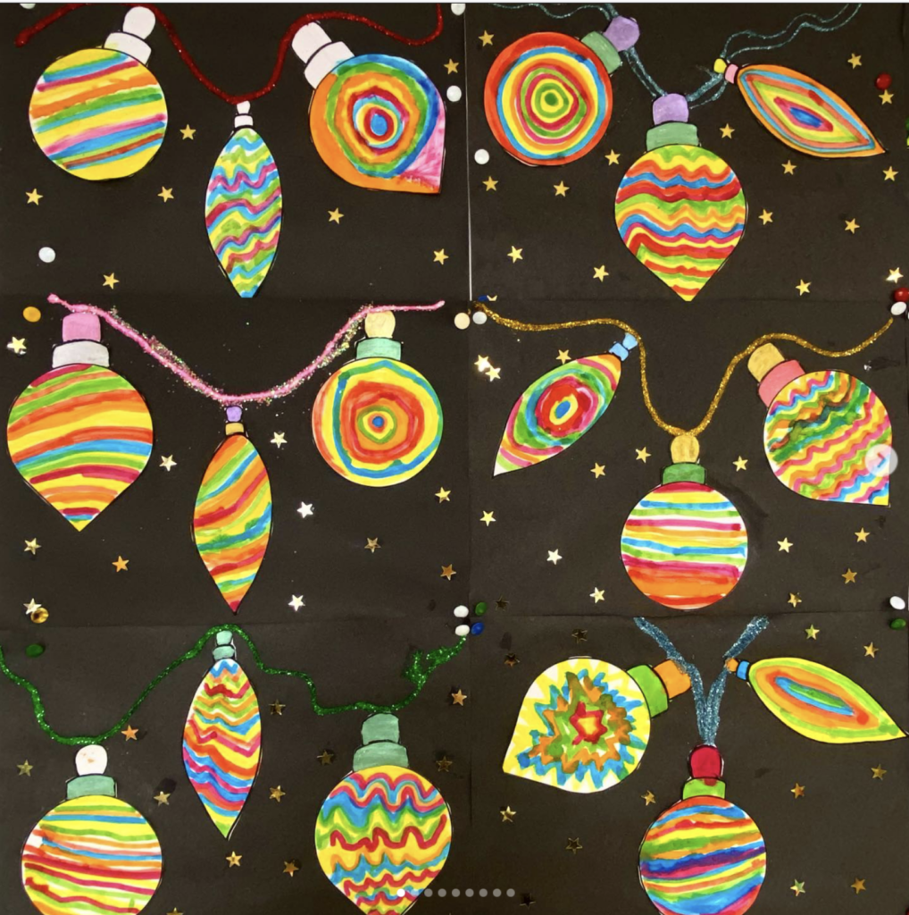 Boules de Noël avec du graphisme