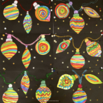 Boules de Noël avec du graphisme