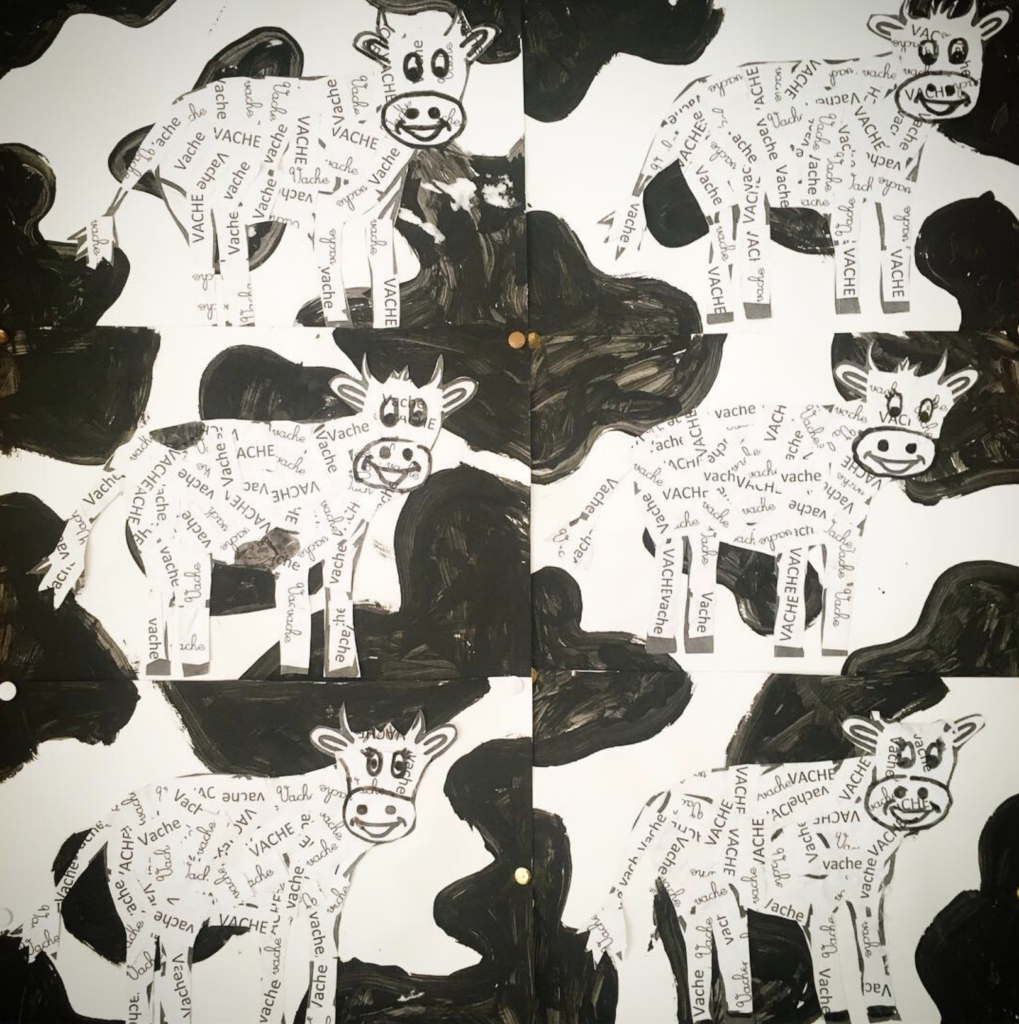 Art visuel vache