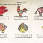 Ecriture nom des animaux de la ferme
