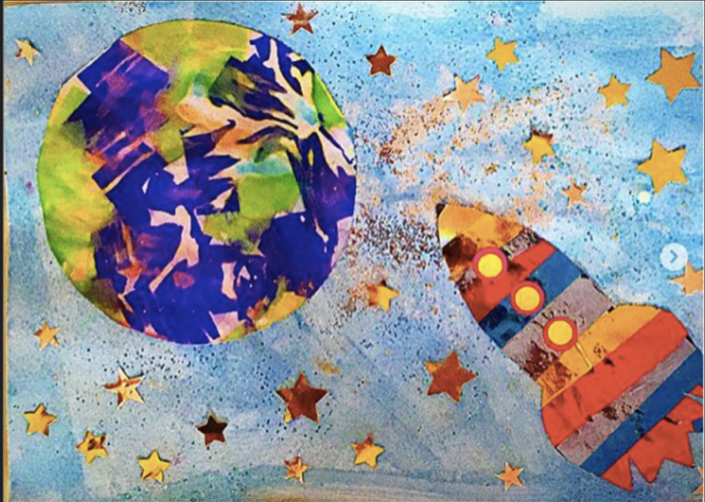 la terre : art visuel