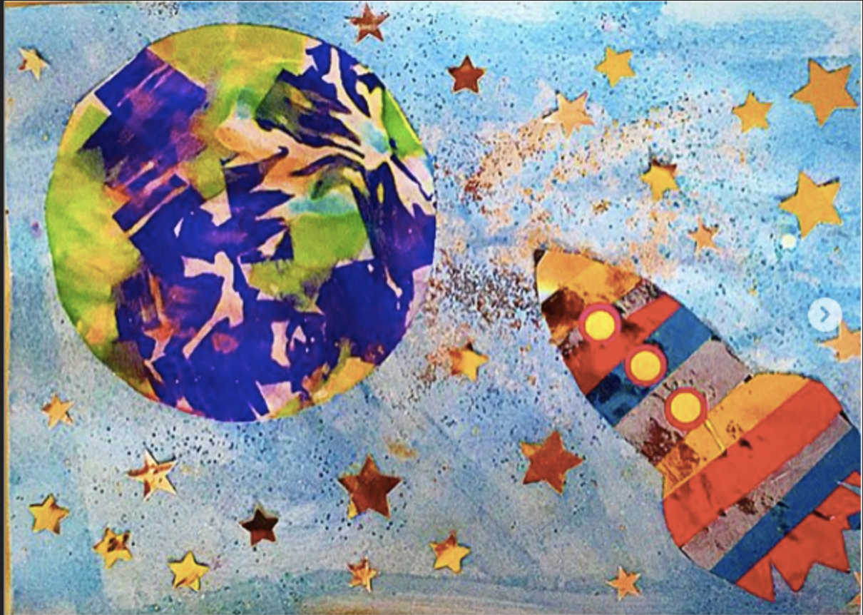 la terre : art visuel