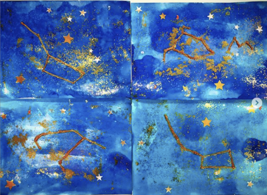 Art visuel : les constellations