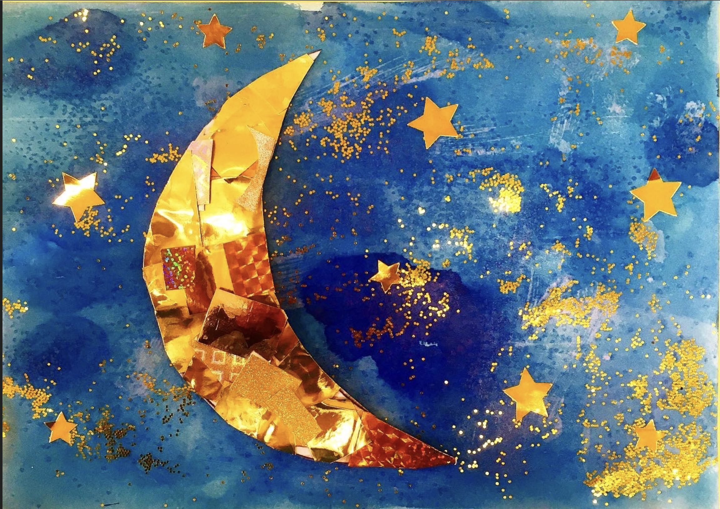 art visuel : croissant de lune