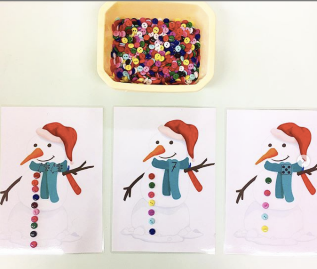 Bonhomme de neige dénombrement