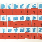 Lettres hiver à associer à différentes graphies.