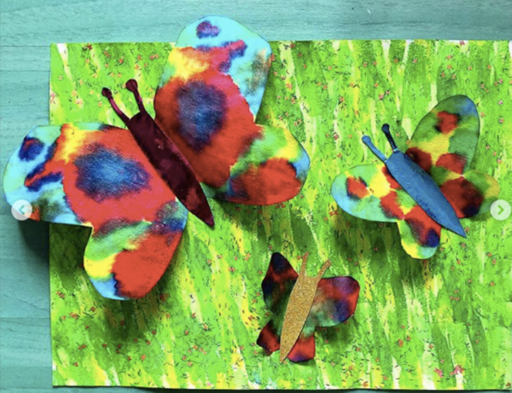 Papillon peinture