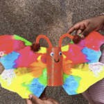 Peinture papillon (ailes symétriques)