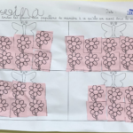 Situation de partage : fleurs et papillons