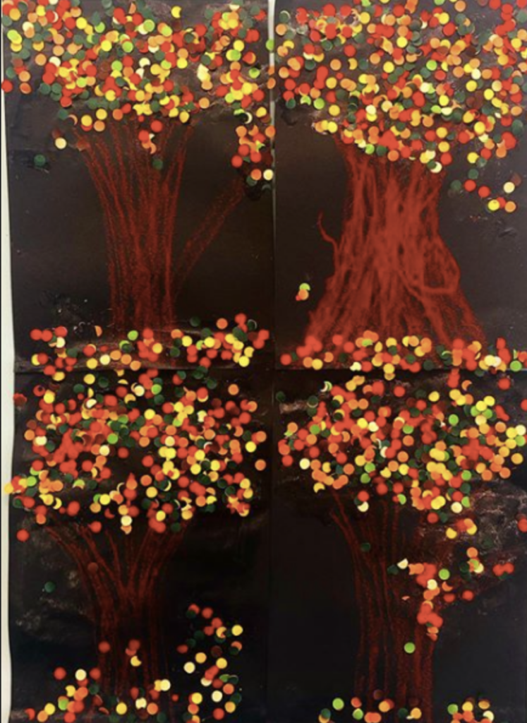 Arbres d’automne : arts visuels