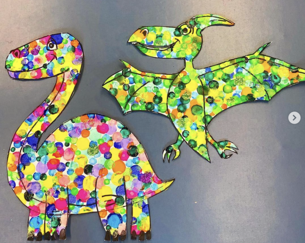 Art et Math : les dinosaures