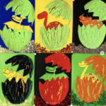 Art : oeufs de dinosaures