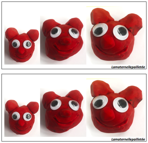 Pâte à modeler les 3 ours