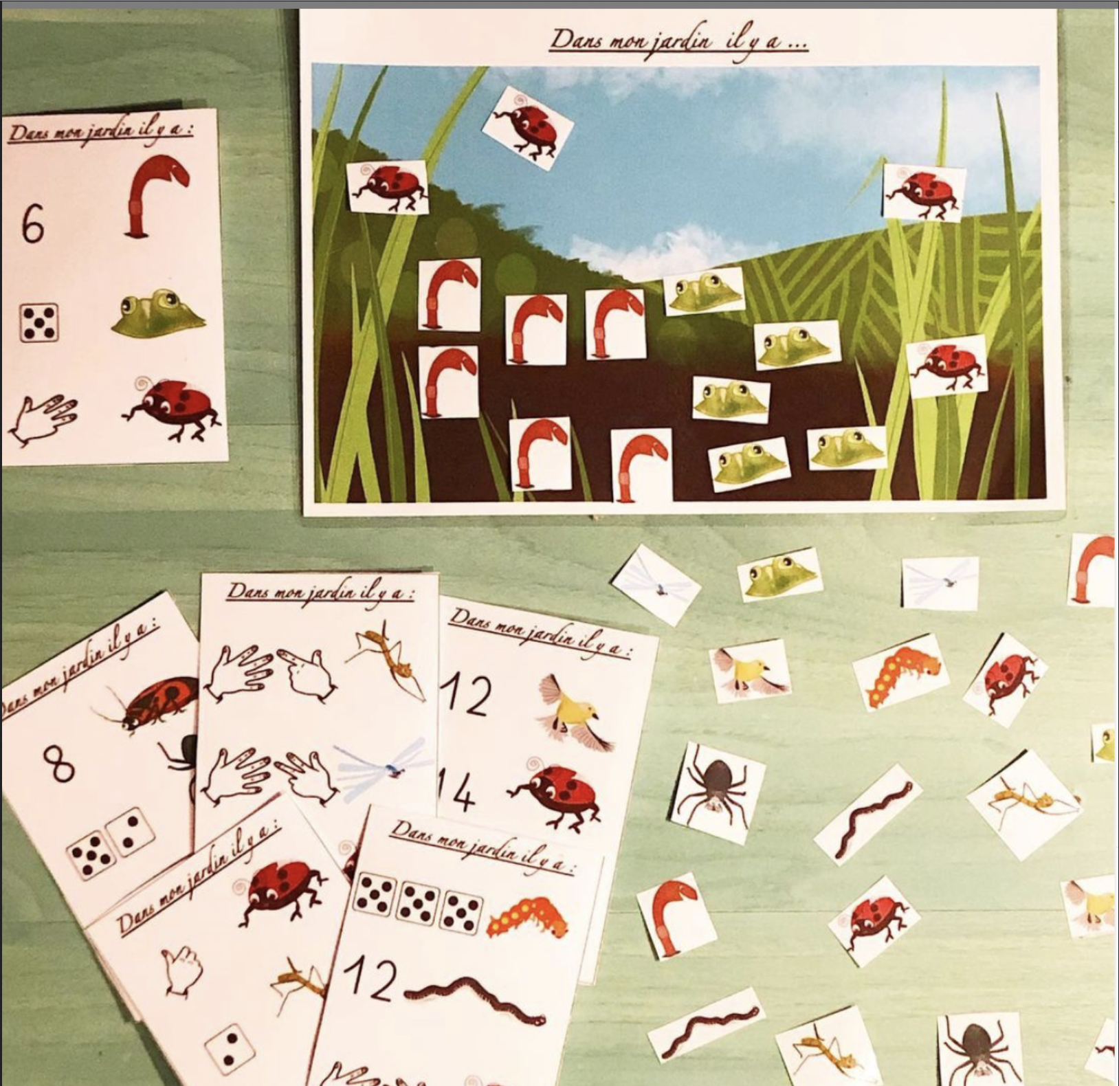 Jeu : Dans mon jardin il y a …