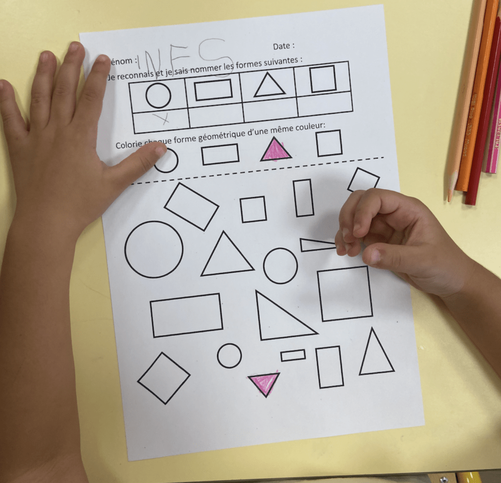 Évaluation sur les formes